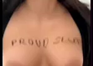 Bodywriting Amateur Bouncing Tits cumslut