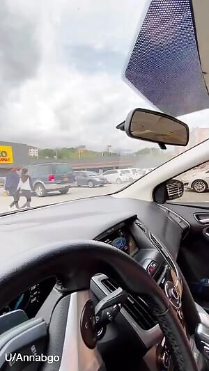 Being naughty at the parking lot [OC][F]