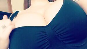 19 celebrating titty tuesday while my roommate isnt around! bet youd love to suck them huh