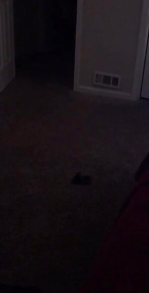 Out of the shadows in heels and lingerie