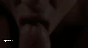 Amateur blowjob and cum in mouth