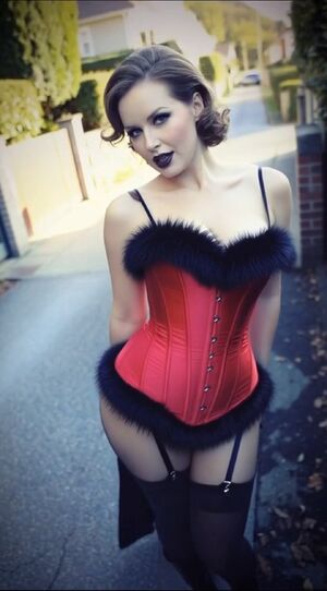 Femdom Cosplay Babe Busty Corset Costume