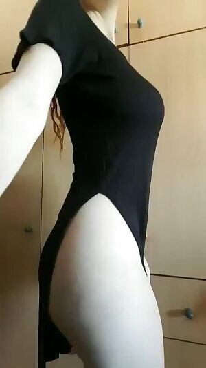 Lovely reveal with pussy and ass bonus