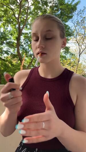 Blondes Blow Blonde Smoking