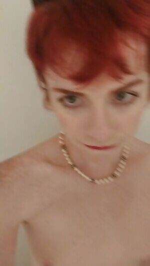 Unsuccessfully getting clean in the shower!