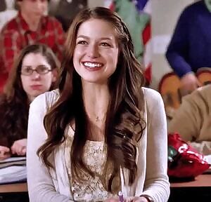 Melissa Benoist, when she sees you’re the substitute for the week...
