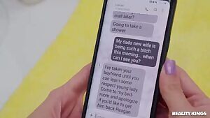 Teaching her stepdaughter a lesson