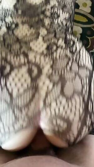 Well I think it's safe to say he likes my new fishnet lingerie 😏