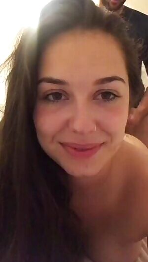 Who likes watching my face as I get fucked like this from behind 😘