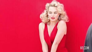 Margot Robbie in Red