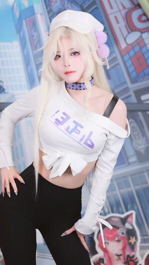 CHINESE NSFW Asian Blonde Cosplay Cute