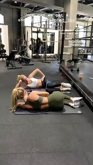 Caroline Lowe Working Out