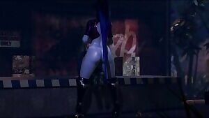 Widowmaker having some fun with a fan