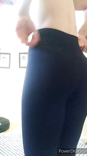 Just a little peel and jiggle to get these pants in place