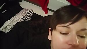 Waiting Patiently For Her Cum Beard