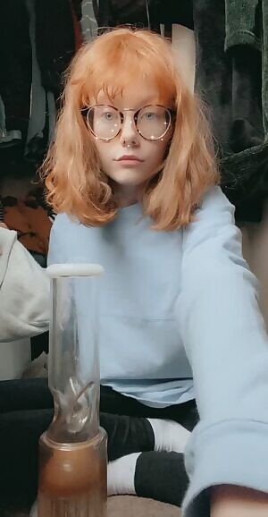 Hi riends! Today I’ve prepared for you: me, mostly just smoking with a tiny-titty flash at the end