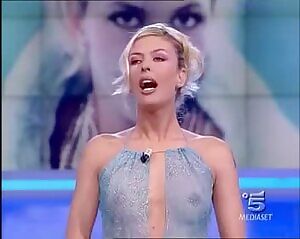 See-thru dress on TV show