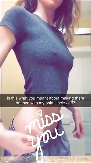 Snapchatting my uncle