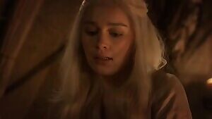 How long could you last if Emilia Clarke rode you like this?