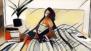 Peta Jensen - Blue TakeOnMe #NeuralStyle