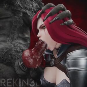 Werewolf Porn 3D Blowjob Furry Knot