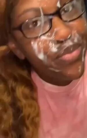 Ebony Facials Black Cum Degrading Ex-Girlfriend