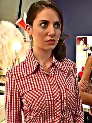 Alison Brie's heaving bosom