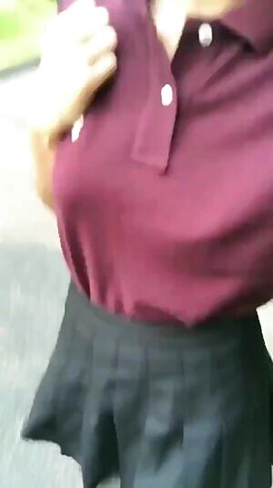 Daddy’s cum drippling all over the road