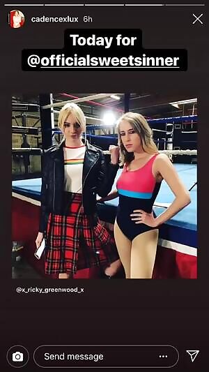 Pornstar Cadence Lux’s Instagram Story