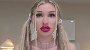 Bimbos Blonde Licking Lips Lipstick