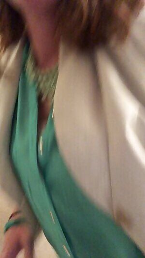 In the airport bathroom