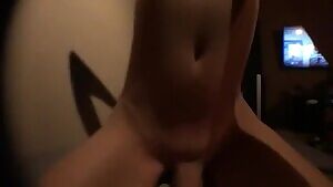 Sexy TS rides her BF