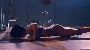 Sexy dancer's booty bouncing