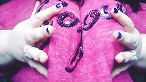 Boobies before bathtime