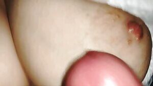 Unloading On Big Round Tits