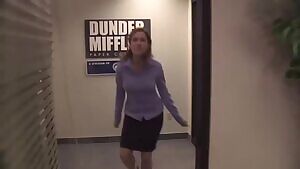 those later seasons when pam was a saleswoman and wore those sexy tight work shirts despite her new mommy milkers begging to be freed.... were nice.