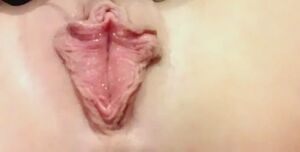 Spit As Lube Clit Rubbing Pussy