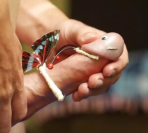 Milking out the precum