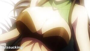 Shinmai Maou no Testament sucking breast scene