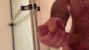 Couldn’t wait to get home to cum!