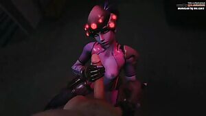 Widowmaker POV blowjob