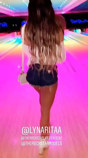 The GFY of her flashing in someone else's story