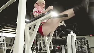 Suicide Squad Harley Quinn at the gym by Kaitlyn Siragusa