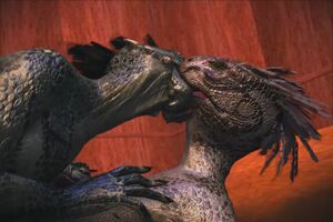 Monster Sex 3D Animation Boobs Kissing