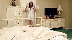 Good Nurse Jennifer Dark Gives Her Patient A Nasty Blow Job