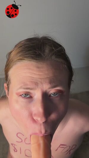 Bodywriting Humiliation Slave Submissive