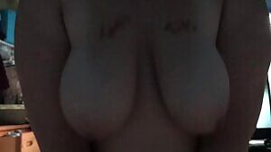 My wife’s amazing bouncing tits!