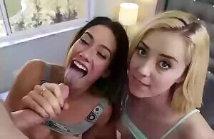 Eva Lovia & Haley Reed Cumswapping