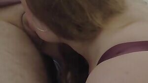 Sucking all his cum!