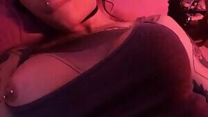 Playing with her butthole